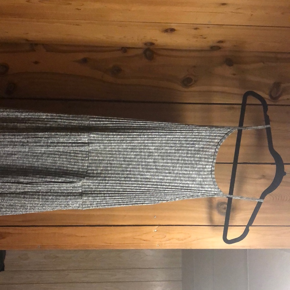 Workhall double slit maxi dress